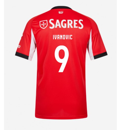 Benfica Franjo Ivanovic #9 Domácí Dres 2025-26 Krátký Rukáv Benfica Franjo Ivanovic #9 Domácí Dres 2025-26 Krátký Rukáv